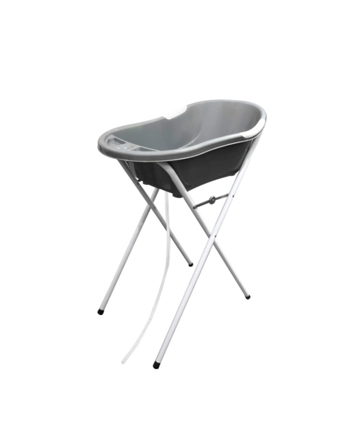 Baignoire bébé avec vidange + grand support de baignoire
