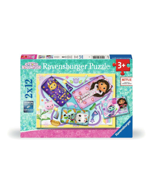 Puzzle Soirée pyjama / Gabby's Dollhouse - de 3 ans