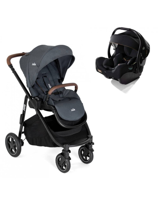 Poussette duo versatrax + siège auto i-jemini