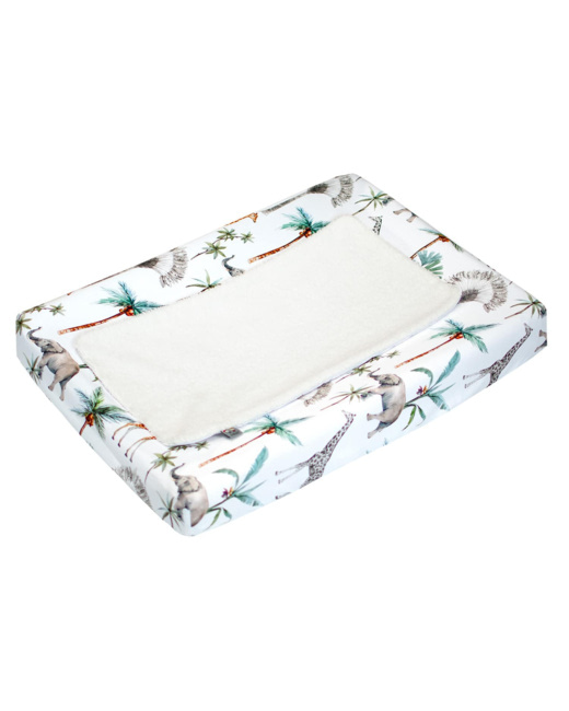 Set housse de matelas à langer + tapis de change, Safari
