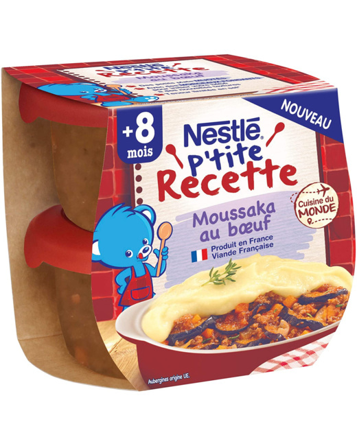 Les p’tites recettes - Moussaka de bœuf