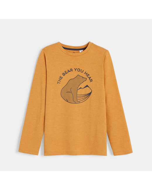 T-shirt à motif jaune garçon