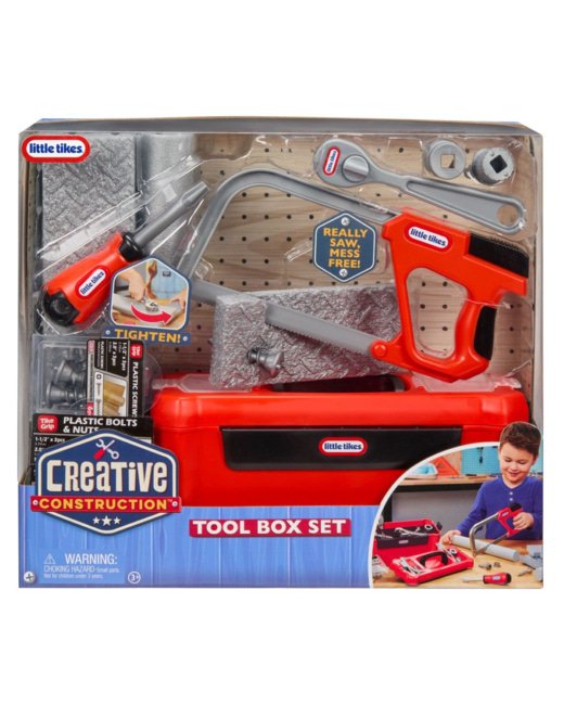 Boîte avec outils de construction