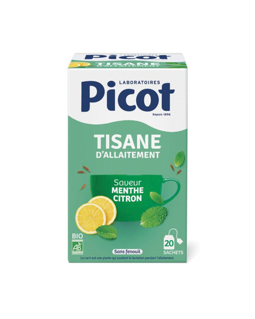 Tisane d'allaitement menthe citron