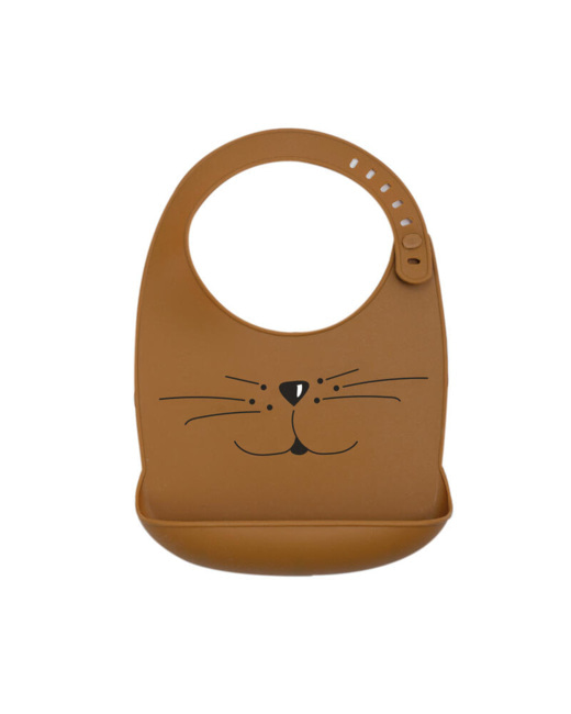 Bavoir silicone Chat