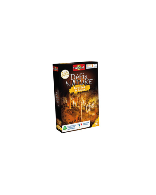 Jeu éducatif Défis nature Grottes de France