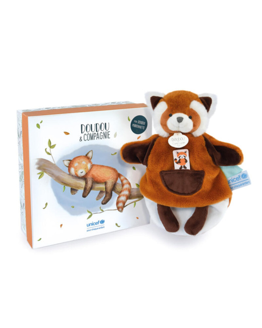 Doudou marionnette Panda