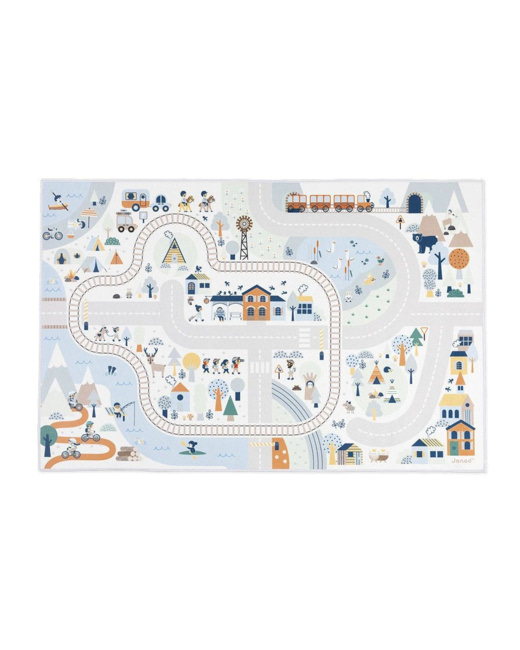 Tapis de jeu avec circuit cross roads La Vallée Blanche