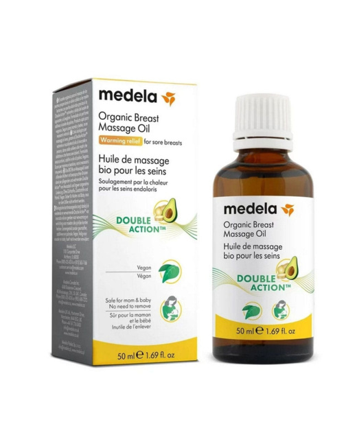 Huile de massage Double Action™ bio pour les seins