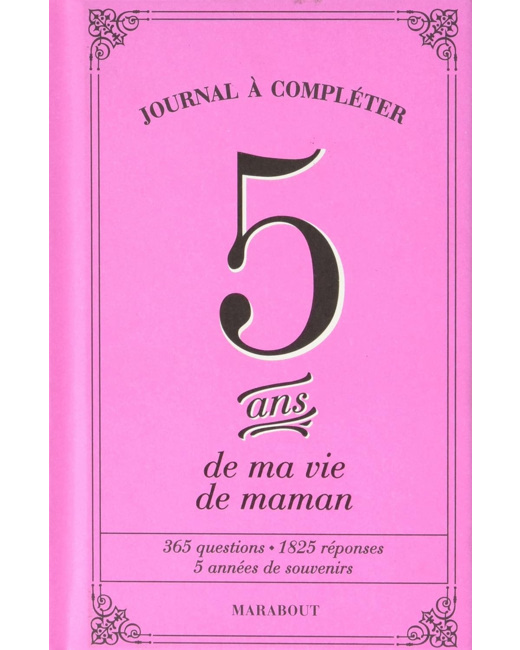 Livre 5 ans de ma vie de maman