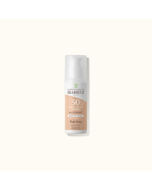 Crème solaire teintée SPF30