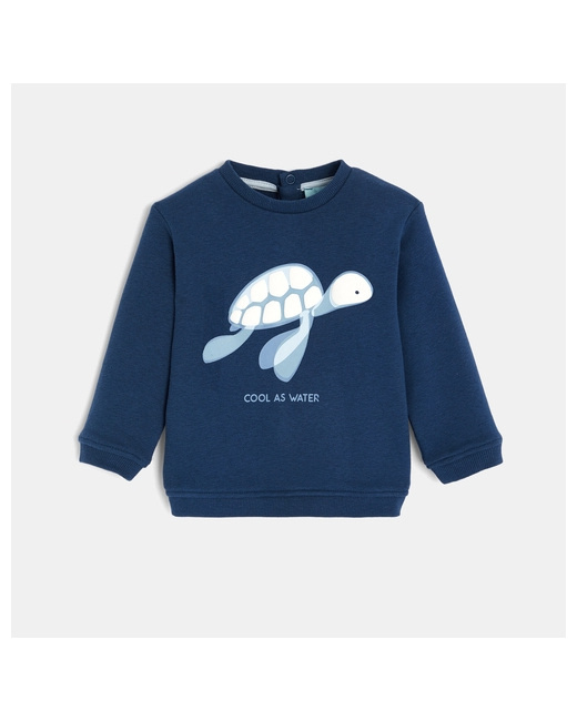 Pull molleton bleu