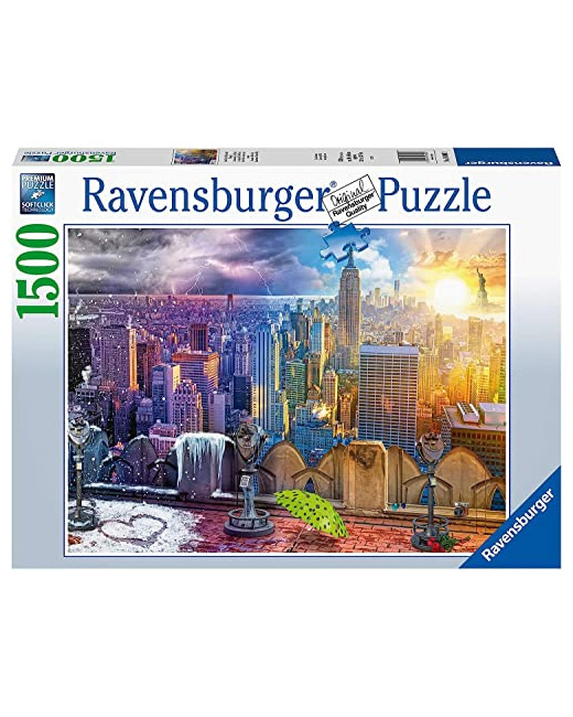 Puzzle - Les saisons à New York - 1500 pièces