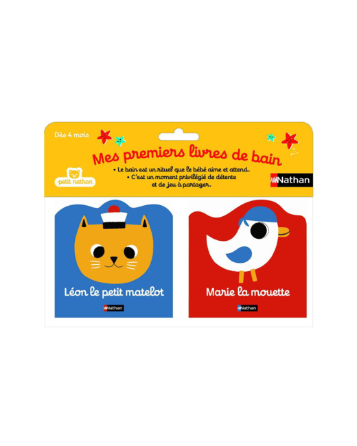Mes premiers livres de bain - Léon le petit matelot et Marie la mouette