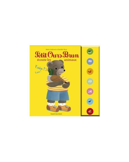 Livre sonore Petit Ours Brun écoute les animaux