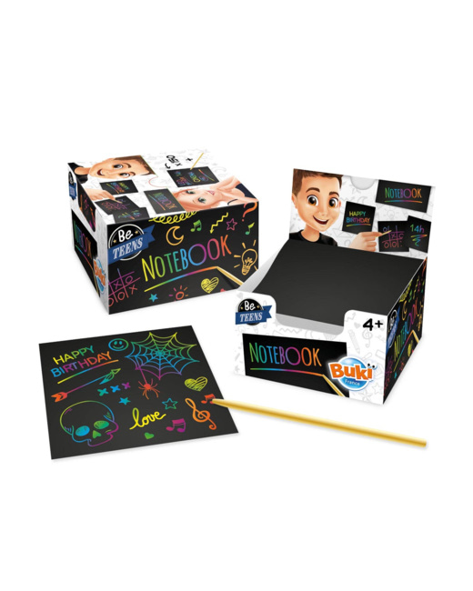 Bloc note cartes à gratter