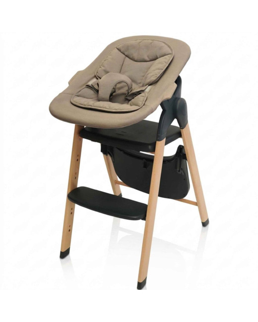 Pack chaise haute et transat évolutif Grow With Me