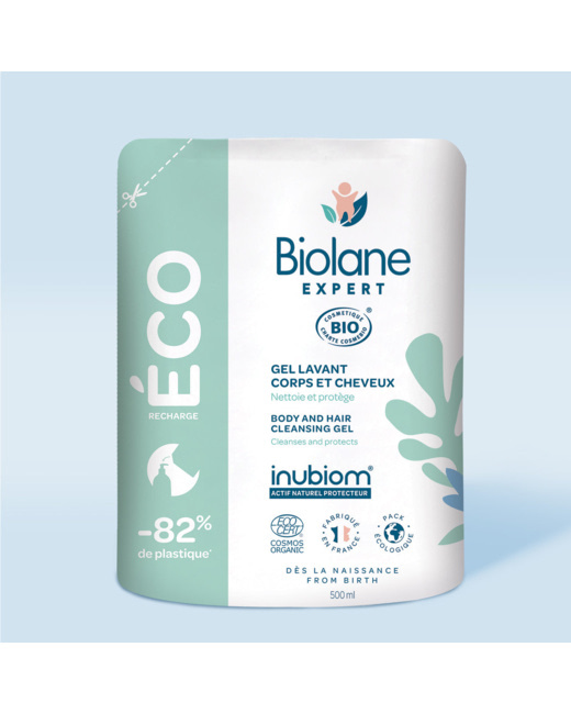 Eco-recharge gel lavant certifié biologique