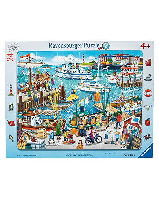 Puzzle - Une journée au port - 24 pièces