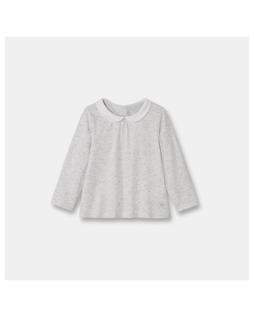 T-shirt chiné à pois organic cotton