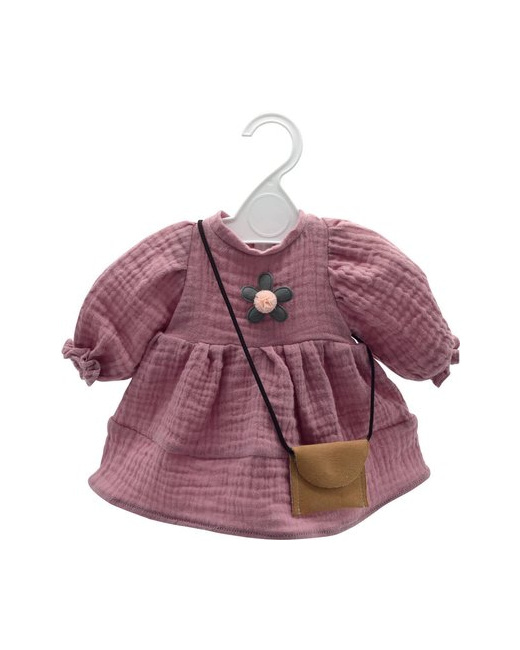Ensemble pour poupée 38 cm - rose en coton bio One World One Future
