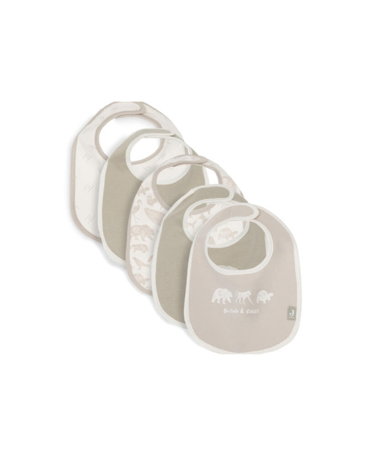 Lot de 5 bavoirs jersey imperméable