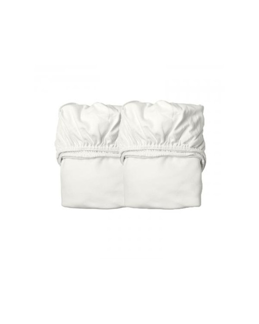 Lot de 2 draps housse bébé en coton bio