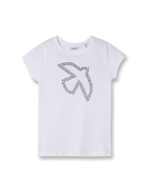 T-shirt fantaisie blanc fille
