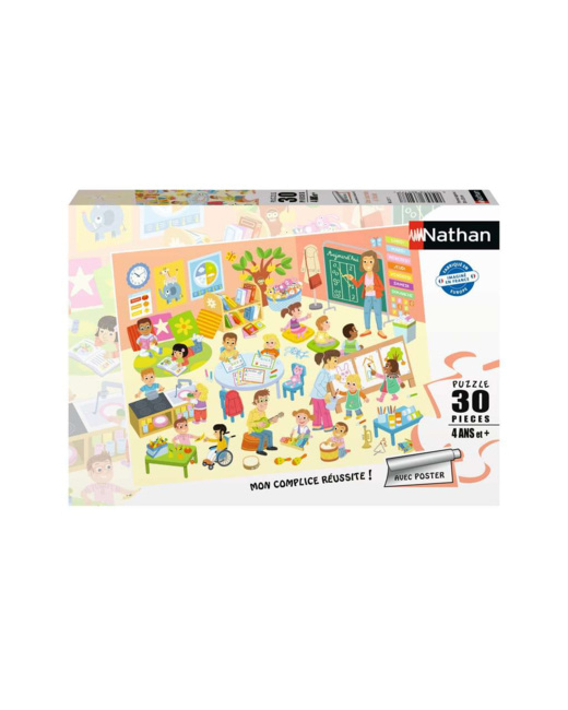 Puzzle Une journée à l'école - de 4 ans