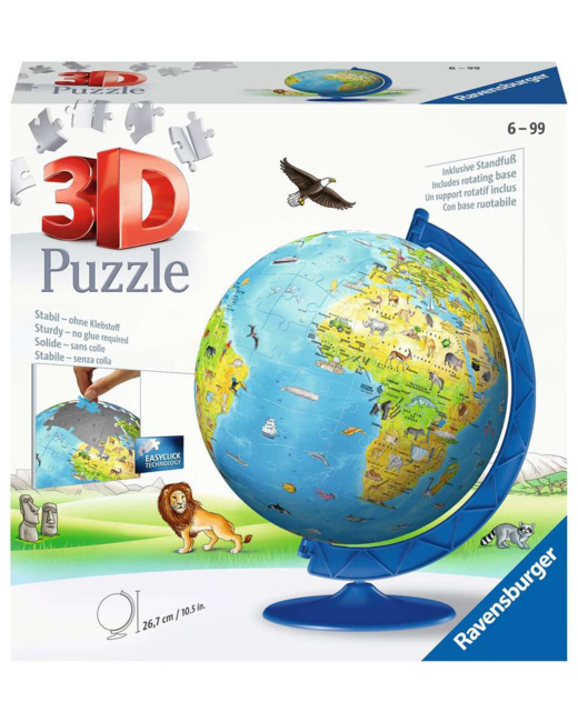 Puzzle Globe - de 6 ans