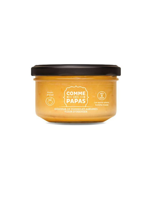 Compote fine de pomme, agrumes, fleur d'oranger  - Dès 8 mois