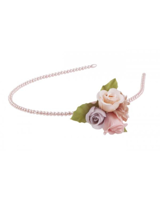 Serre-tête pearls and twirls