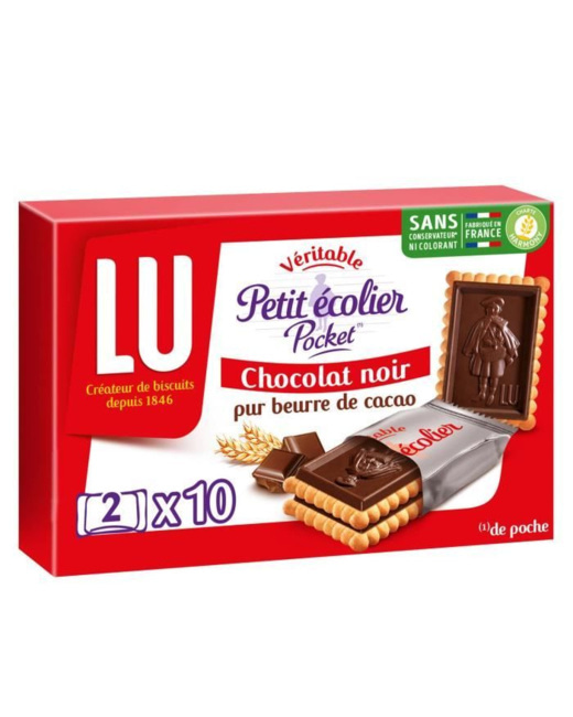 Petit écolier Pocket - Chocolat noir pur beurre de cacao