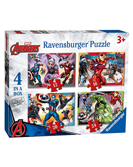 Puzzles - Marvel Avengers - 12, 16, 20 et 24 pièces