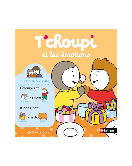 Livre T'choupi et les émotions