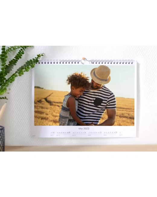 Calendrier photo mural A4