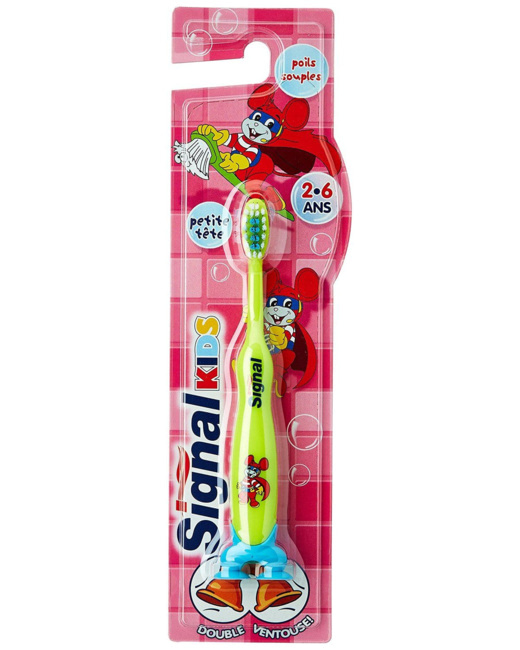 Brosse à dents enfant avec ventouse