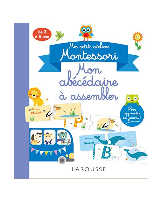 Mes petits ateliers Montessori - Mon abécédaire à assembler