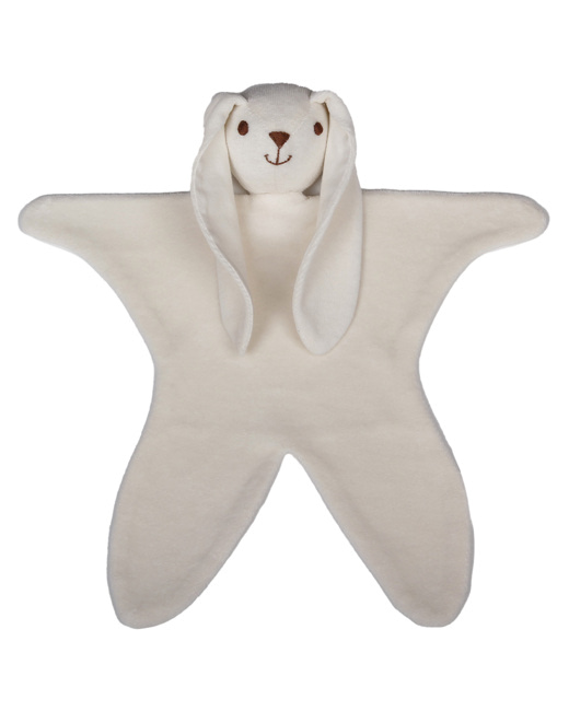 Doudou coton bio velours Lapin