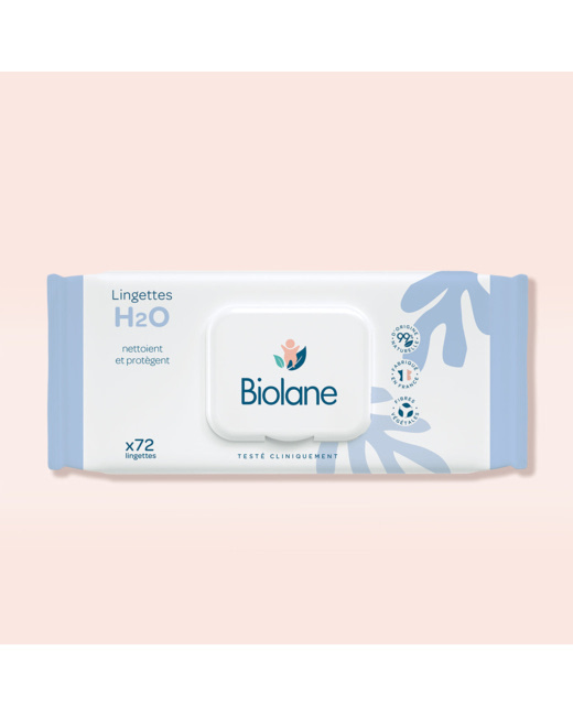 Recharge 72 lingettes épaisses H2O