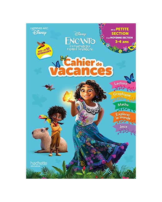 Disney - Encanto - Cahier de vacances 2023, de la Petite Section à la Moyenne section