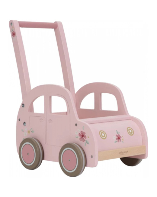 Chariot de marche voiture en bois FSC
