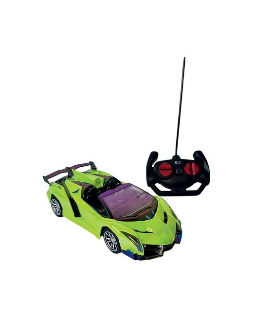 Voiture de course chromée radiocommandée