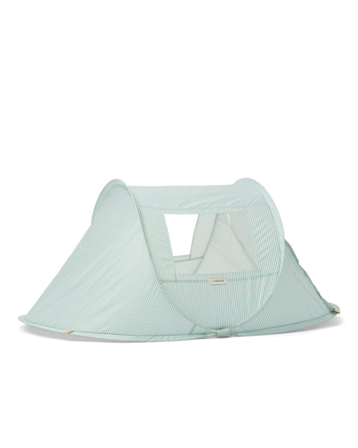 Tente de plage Bjork Printed Stripe Ice blue/ Creme de la creme