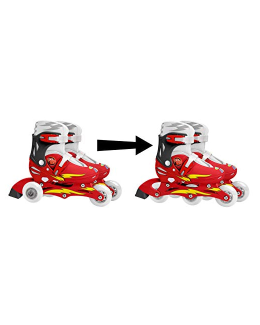 Patins en ligne 2 en 1 - 3 roues - Cars 2
