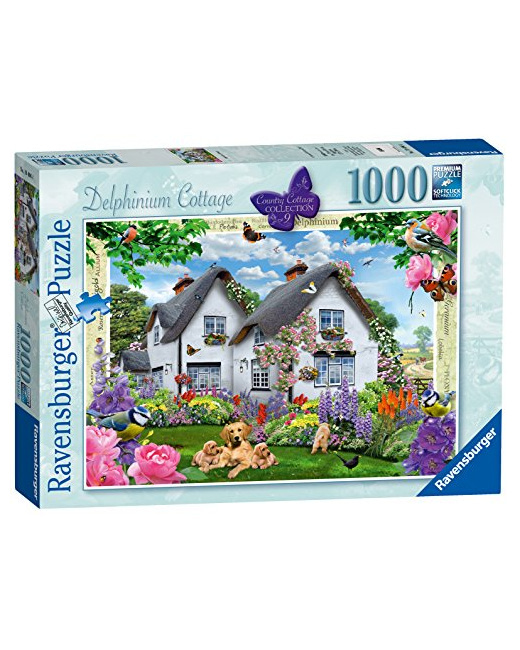 Puzzle - Country Cottage - Delphinium Cottage - 1000 pièces