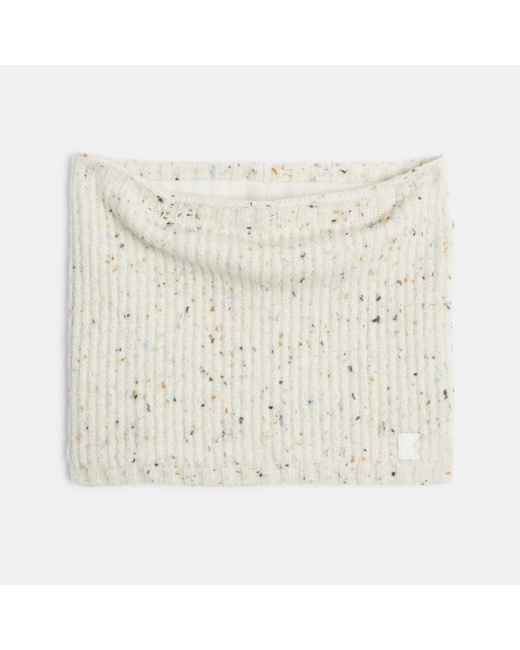 Snood en tricot chiné beige garçon