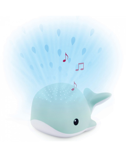 Veilleuse bébé projecteur Wally la baleine