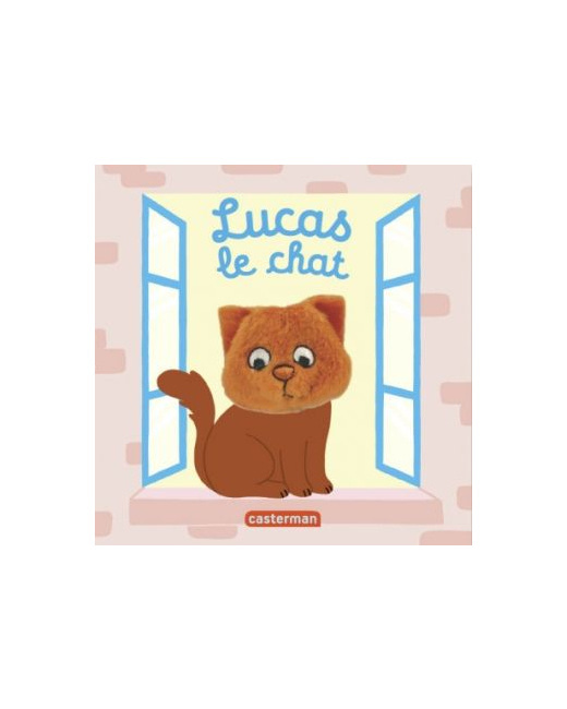 Livre marionnette Lucas, le chat