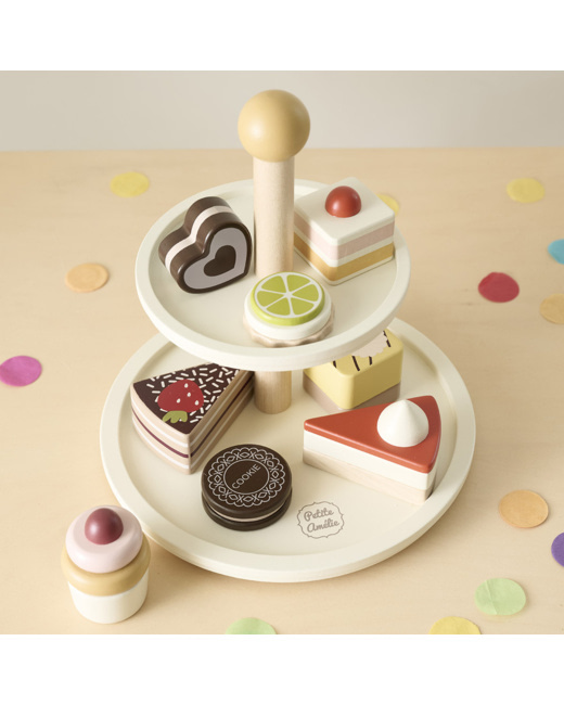 Présentoir À Gateaux En Bois
